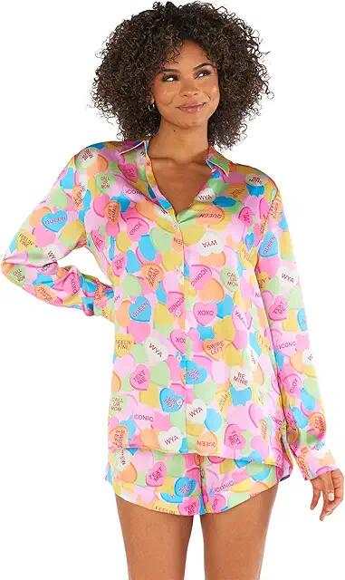 Show Me Your Mumu Early Riser PJ Set (Candy Crush Silky) Women's Pajama Sets Cover