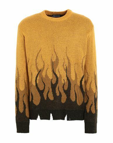 Vision Of Super Man Sweater Ocher Acrylic, Mohair wool, Polyamide Cover