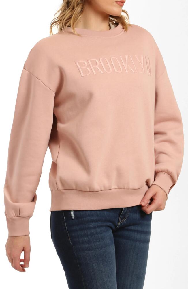 Brooklyn Industries Eva Logo Sweatshirt in Pale Mauve Cover