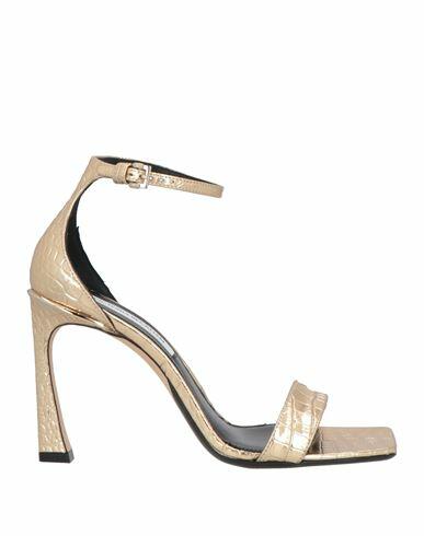 Victoria Beckham Woman Sandals Gold Leather Cover