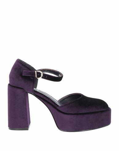 Jeannot Woman Pumps Purple Textile fibers Cover