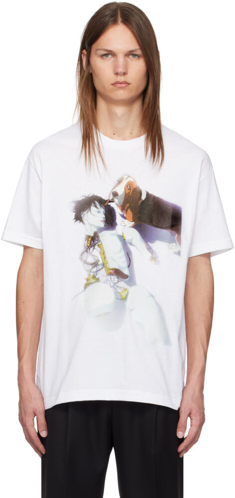 WACKO MARIA White 'Ghost In The Shell 2 Innocence' T-Shirt Cover