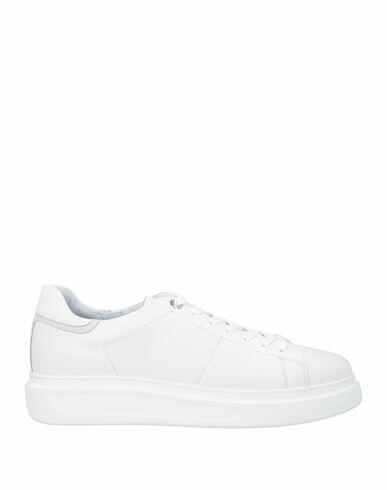 Harmont & Blaine Man Sneakers White Leather Cover