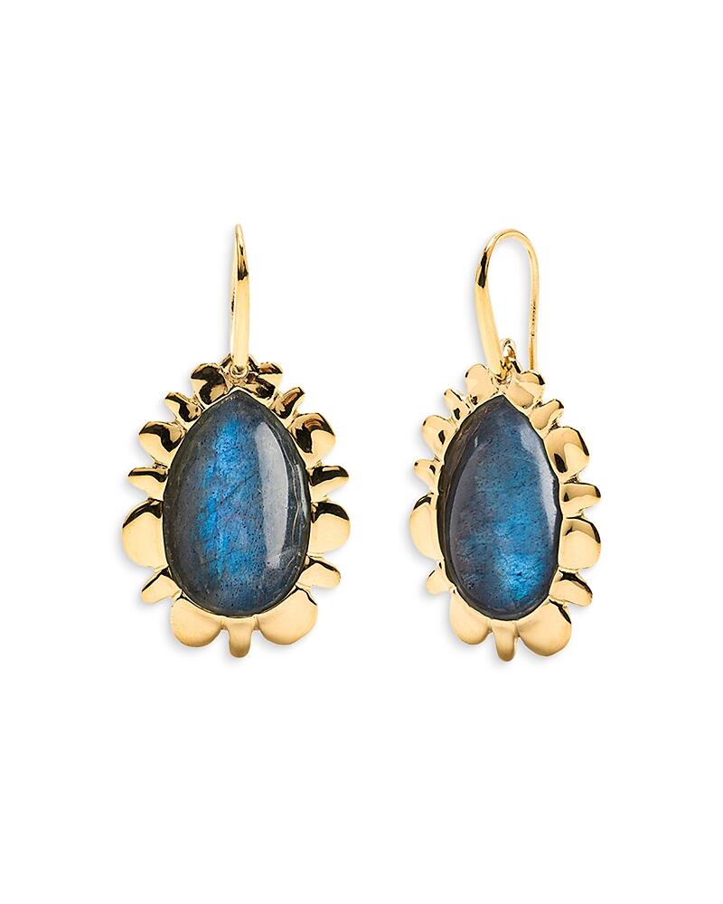 Capucine De Wulf Bliss Labradorite Drop Earrings in 18K Gold Plated Cover