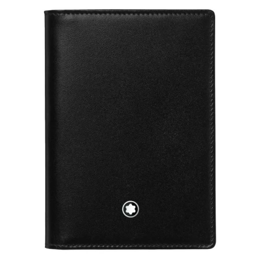 Montblanc Meisterstuck Black Leather Business Card Holder Cover