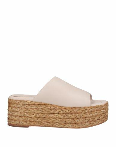 Paloma Barceló Woman Espadrilles Ivory Soft Leather Cover