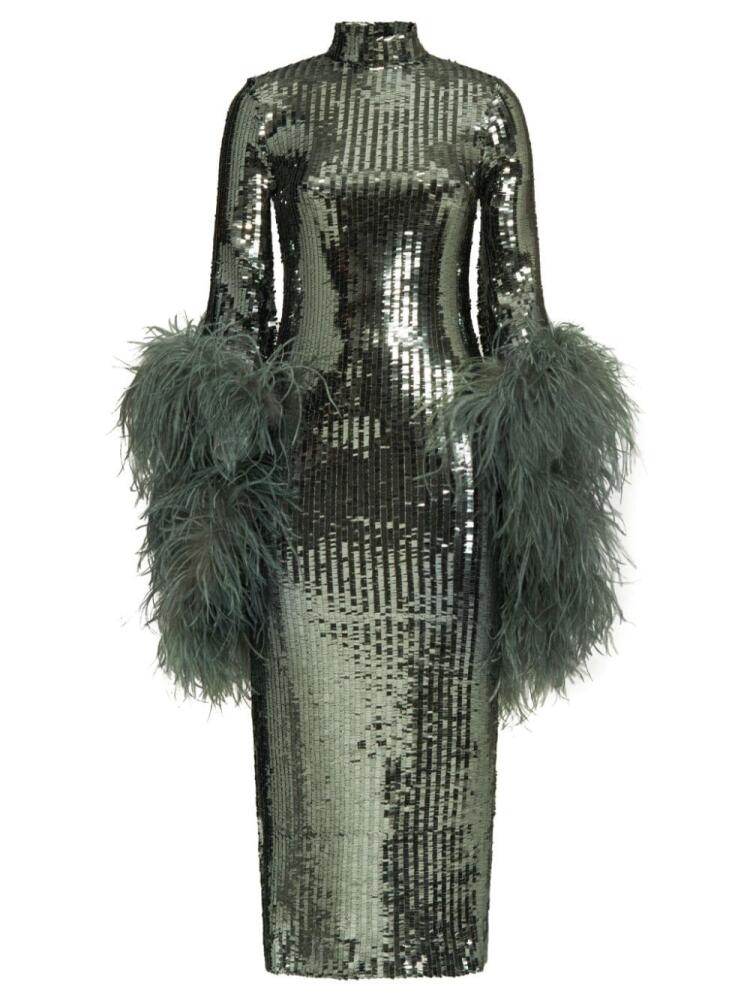 Taller Marmo Del Rio Disco sequinned midi dress - Green Cover