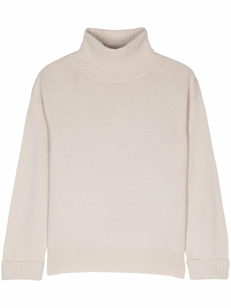 D.Exterior roll-neck sweater - Neutrals Cover