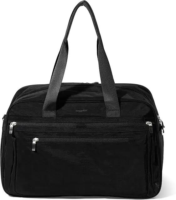 Baggallini New Expandable Weekender (Black) Shoulder Handbags Cover