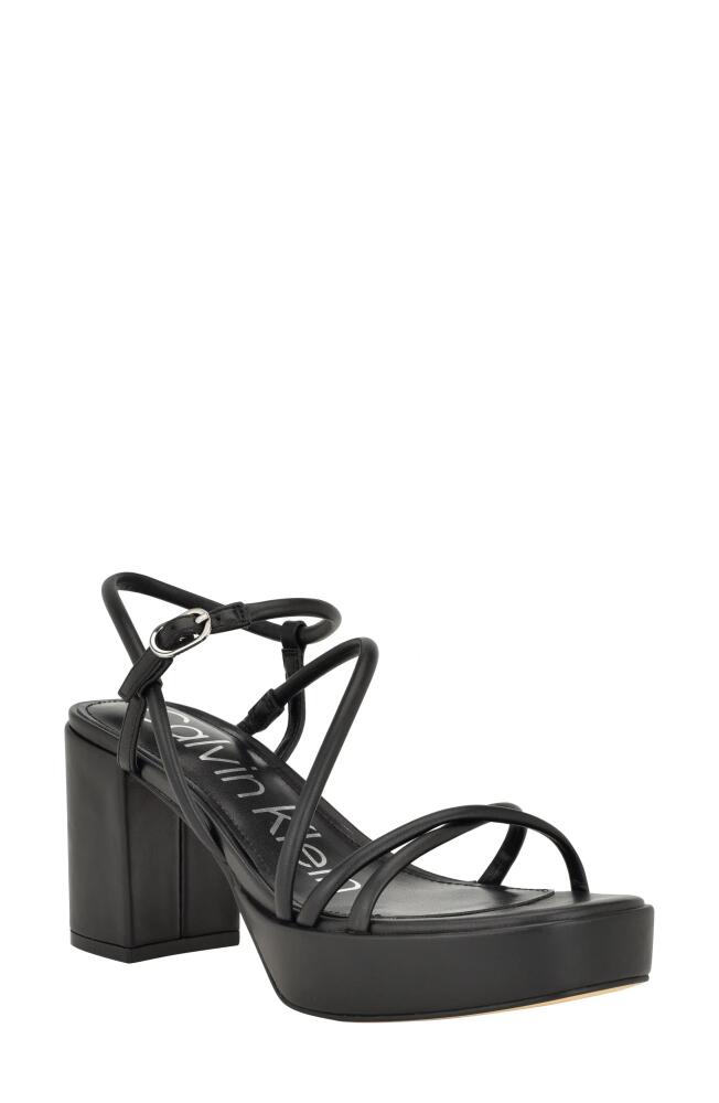 Calvin Klein Liliana Platform Sandal in Black Cover