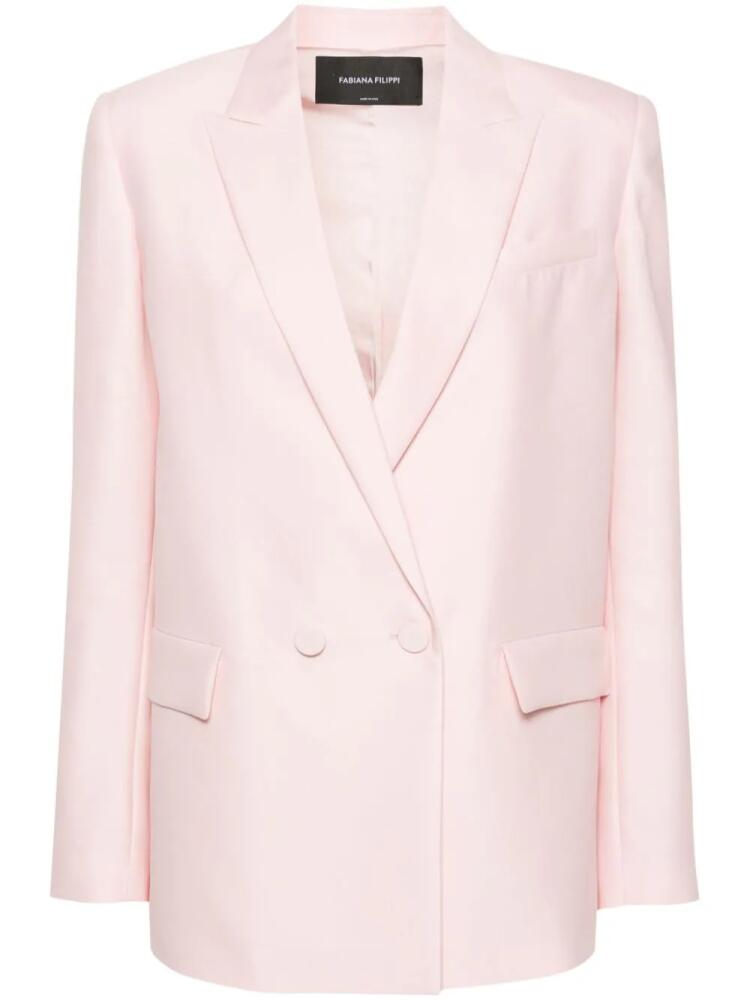 Fabiana Filippi double-breasted blazer - Pink Cover