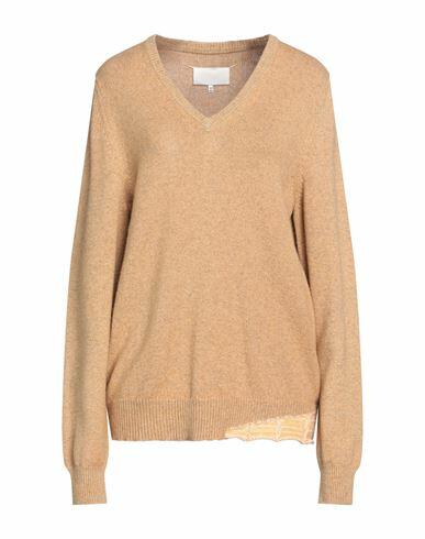 Maison Margiela Woman Sweater Camel Wool, Cashmere, Silk, Polyester, Cotton Cover