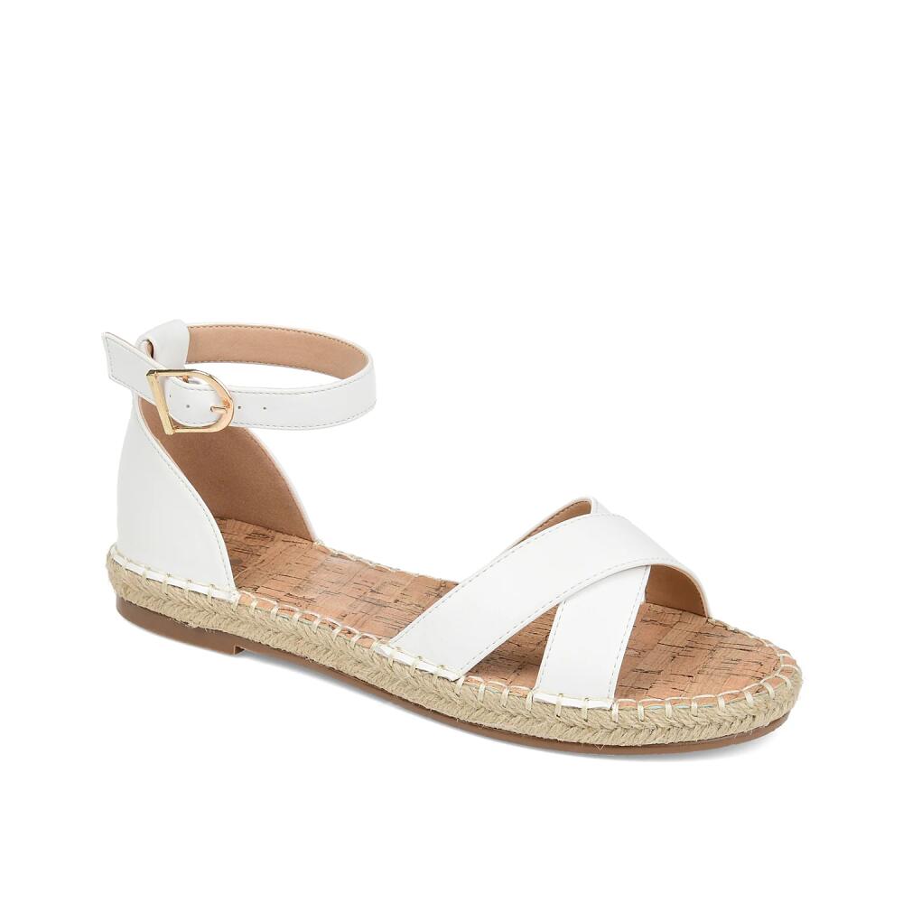 Journee Collection Wide Width Lyddia Espadrille Sandal | Women's | White Cover