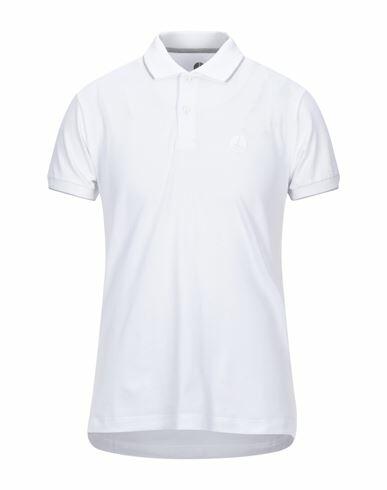 People Of Shibuya Man Polo shirt White Cotton, Elastane Cover