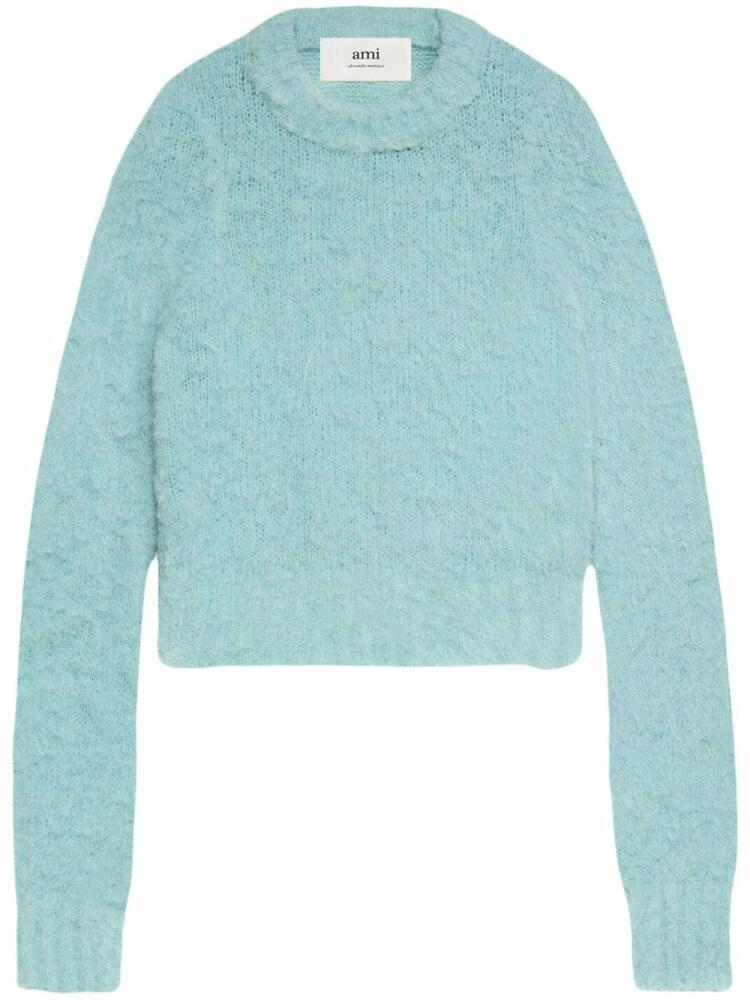 AMI Paris crew-neck jumper - Blue Cover