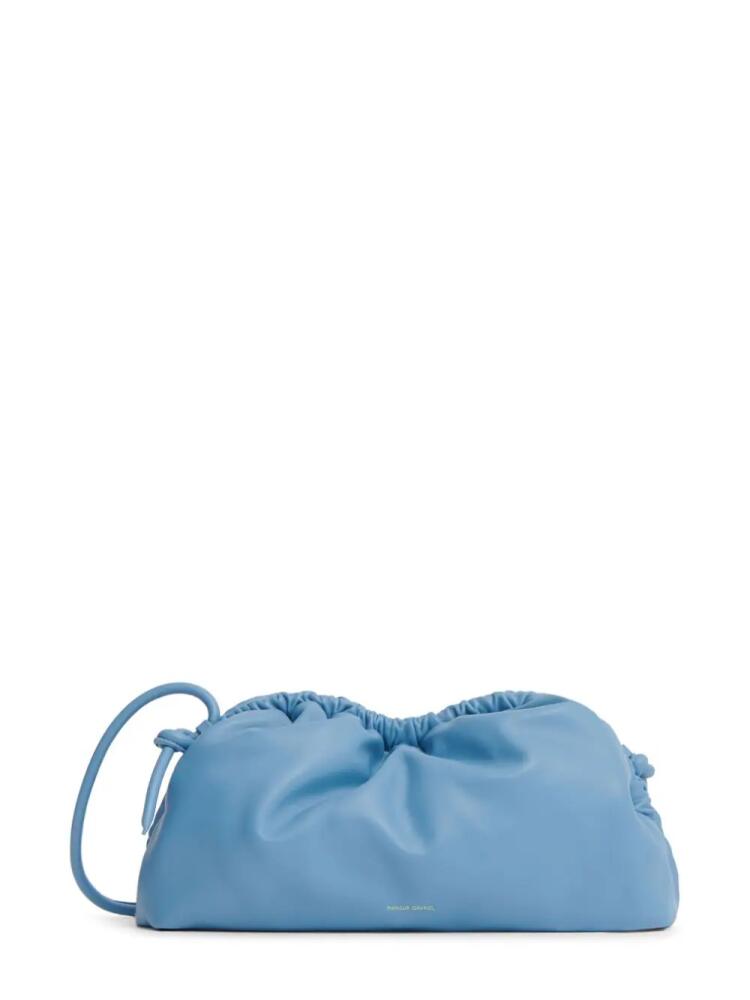 Mansur Gavriel Cloud leather clutch bag - Blue Cover