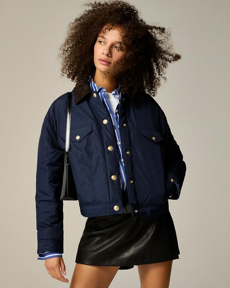 J.Crew Puffer trucker jacket Cover