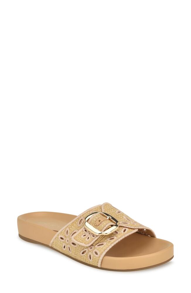 Nine West Giulia Slide Sandal in Light Natural Cover