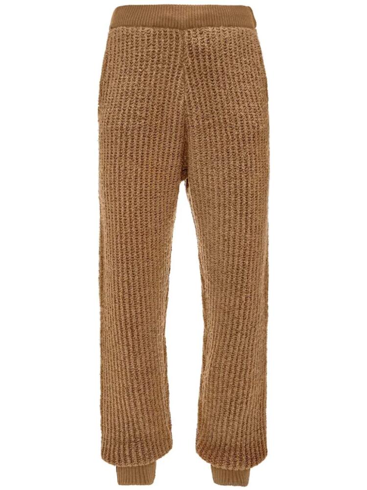 JW Anderson knitted track pants - Brown Cover