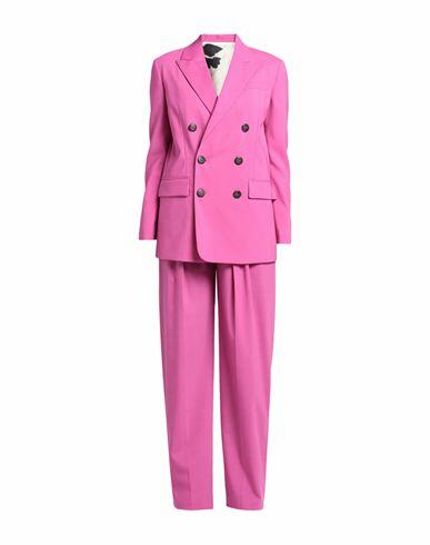 Dsquared2 Woman Suit Magenta Polyester, Virgin Wool, Elastane Cover