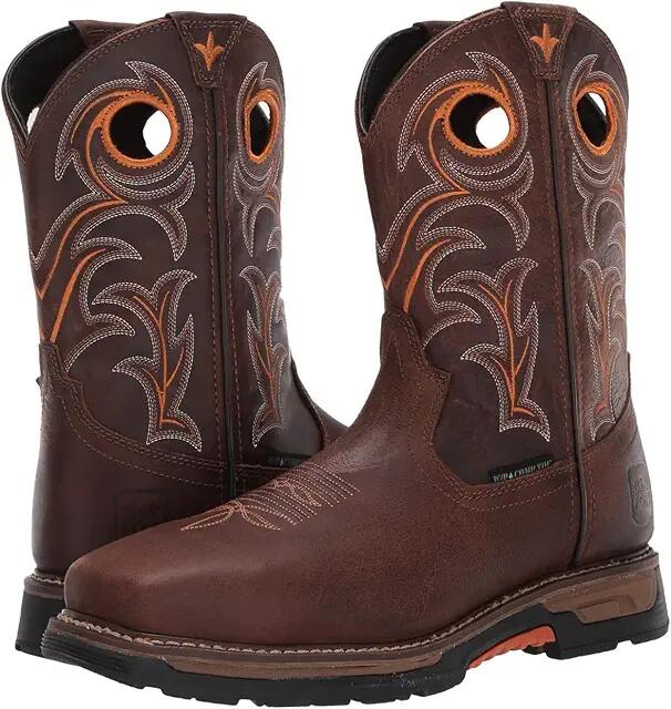 Dan Post Storms Eye Waterproof Composite Toe EH (Brown/Orange) Men's Boots Cover