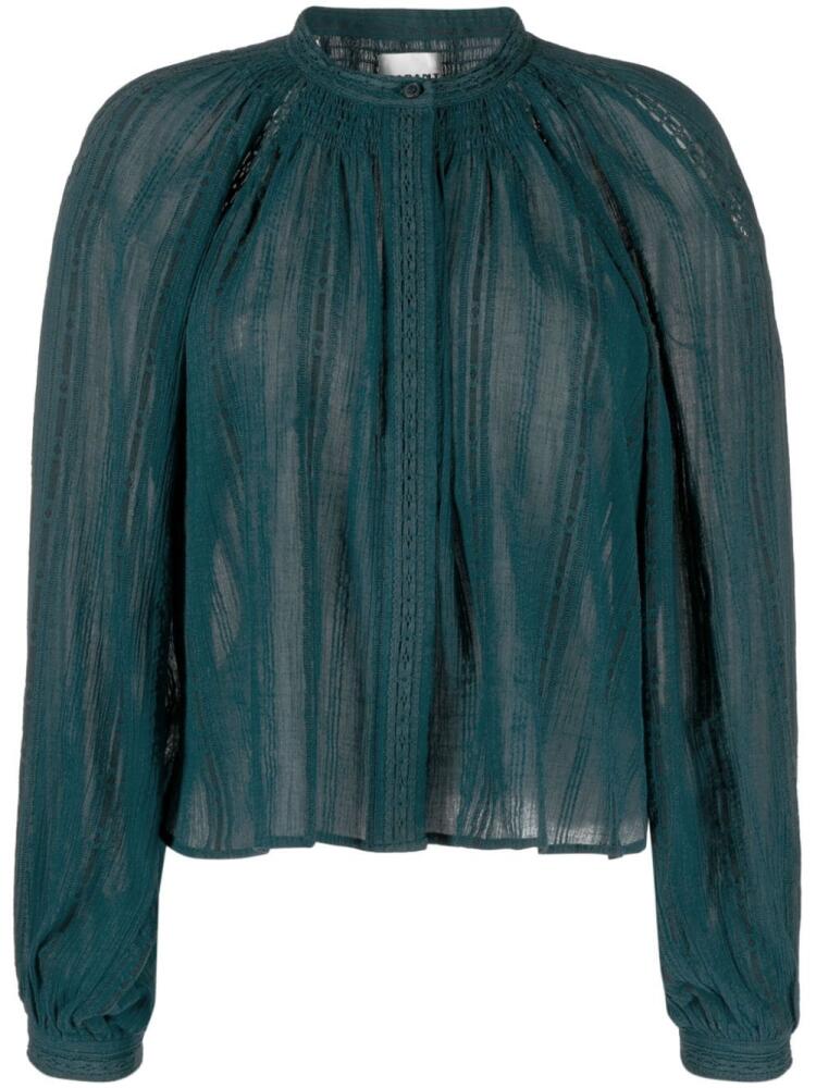 MARANT ÉTOILE Imayae round-neck blouse - Green Cover