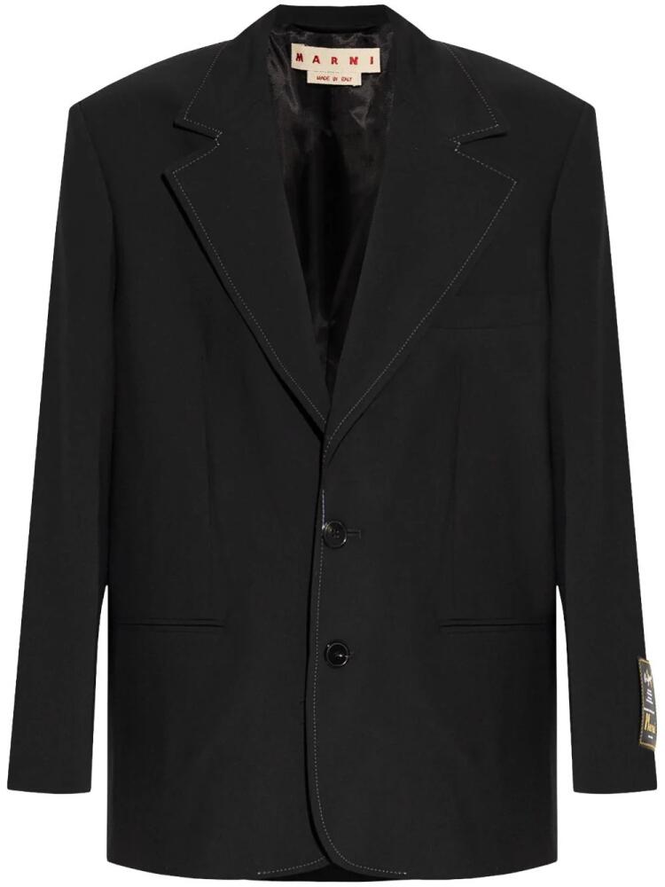 Marni single-breasted blazer - Black Cover