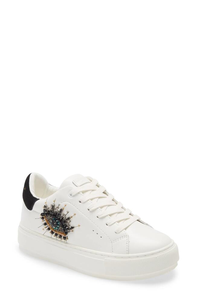 Kurt Geiger London Laney Eye Sneaker in White Cover