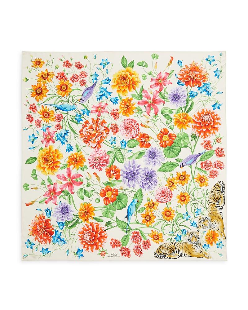 Echo Bengal Blooms Silk Scarf Cover