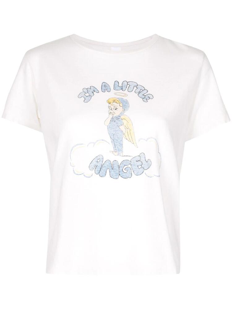 RE/DONE Little Angel short-sleeved T-shirt - White Cover