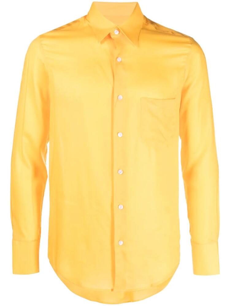 Ernest W. Baker patch-pocket shirt - Yellow Cover