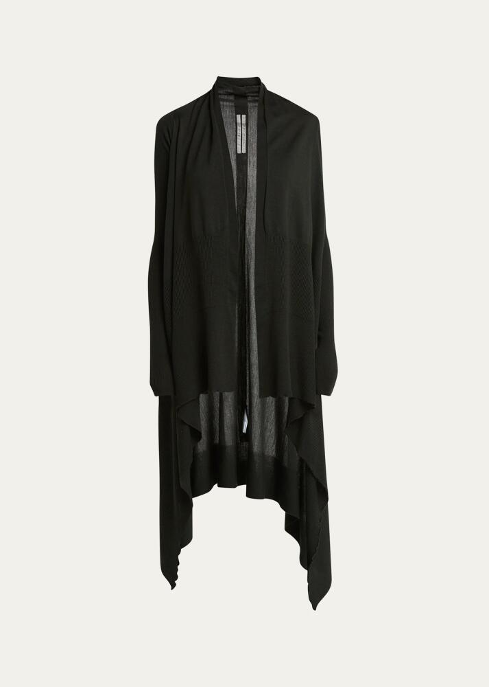 Rick Owens Long Wrap Open Cardigan Cover