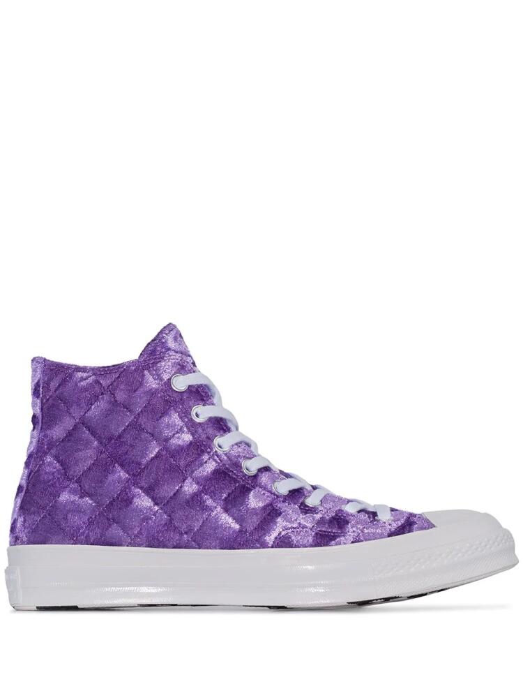 Converse Chuck 70 Hi "Quilted Velvet" sneakers - Purple Cover