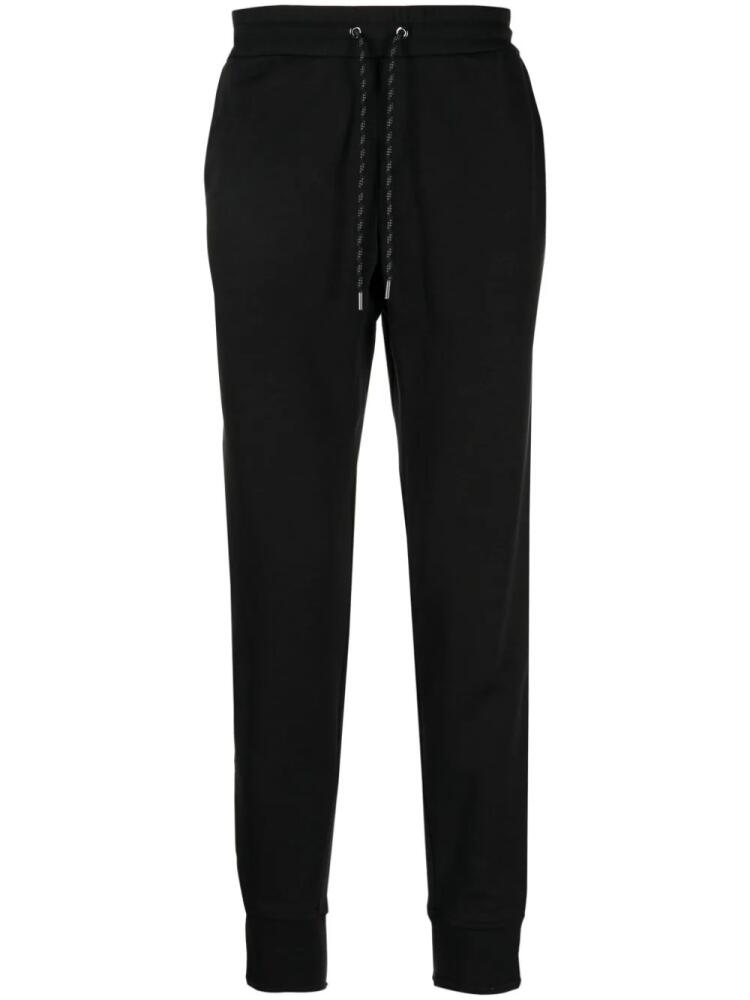 Michael Kors logo-print strap cotton track pants - Black Cover