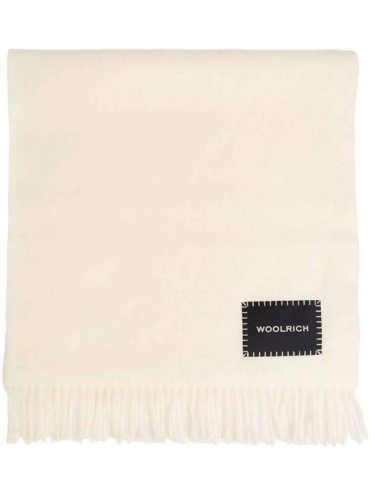 Woolrich pure virgin wool scarf - Neutrals Cover