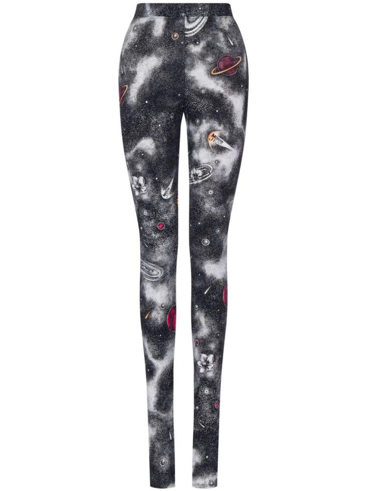 MOSCHINO JEANS space-print leggings - Grey Cover