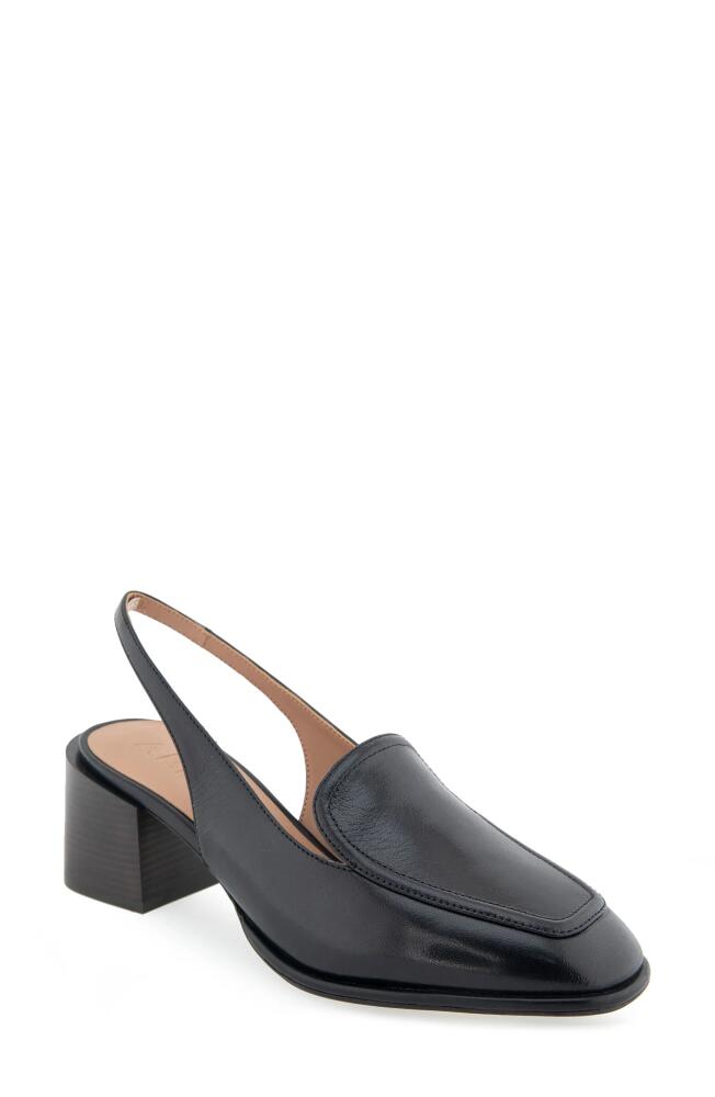 Aerosoles Arlo Slingback Pump in Black Leather Cover