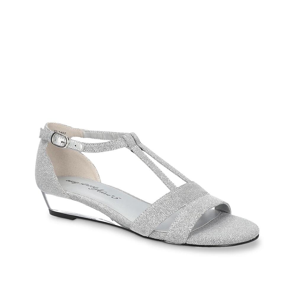 Easy Street Alora Wedge Sandal | Women's | Silver Cover