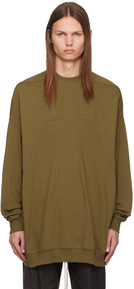 Rick Owens Khaki Peter Sweatshirt Cover