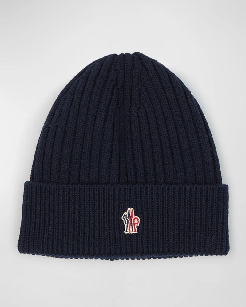 Moncler Genius Men's Rib-Knit Wool Beanie Cover