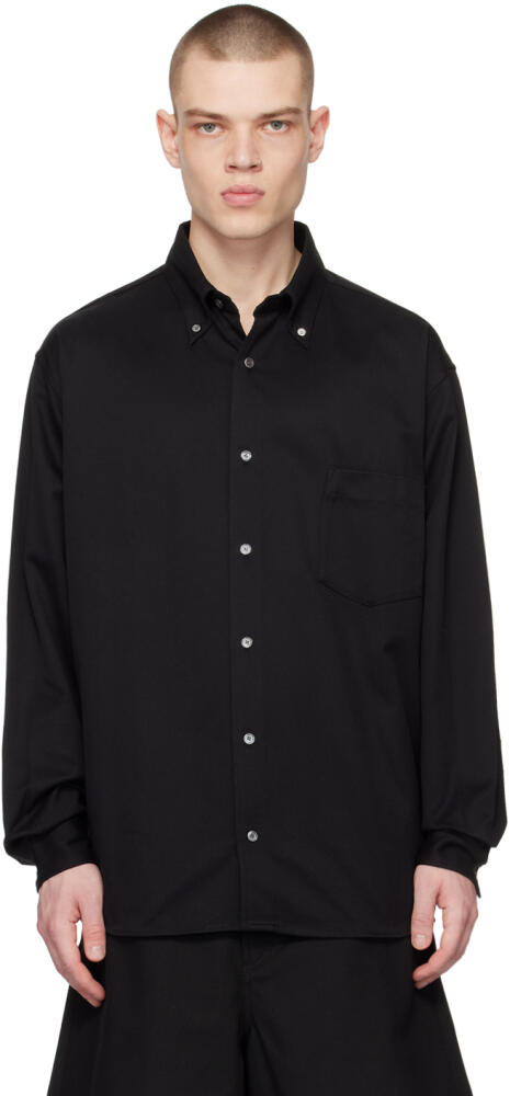 Acne Studios Black Patch Pocket Shirt Cover