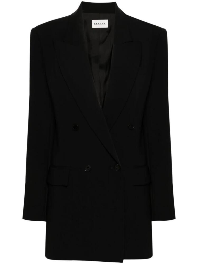 P.A.R.O.S.H. double-breasted blazer - Black Cover