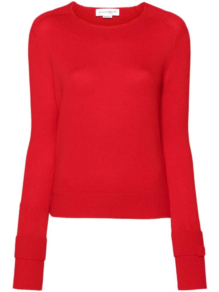 Victoria Beckham double-cuff sweater - Red Cover