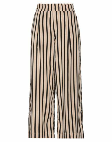 Biancoghiaccio Woman Pants Beige Viscose, Polyester Cover