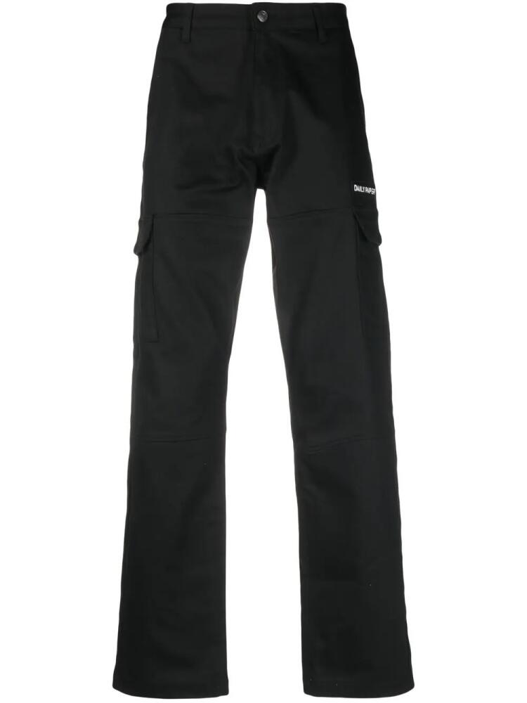 Daily Paper straight-leg cargo trousers - Black Cover