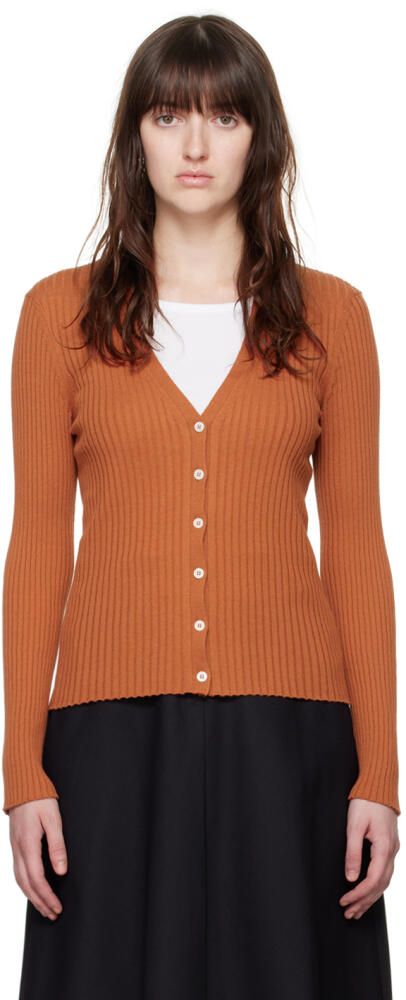 A.P.C. Orange Katie Holmes Edition Ambre Cardigan Cover