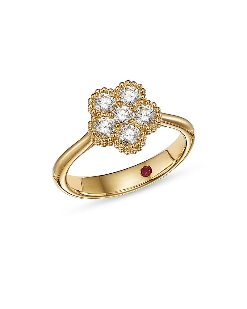 Roberto Coin 18K Yellow Gold Daisy Diamond Ring - Exclusive Cover