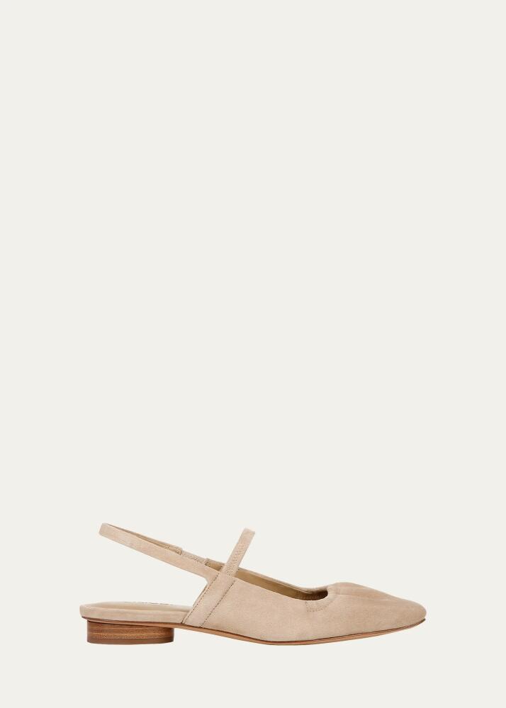 Vince Venice Suede Slingback Ballerina Flats Cover