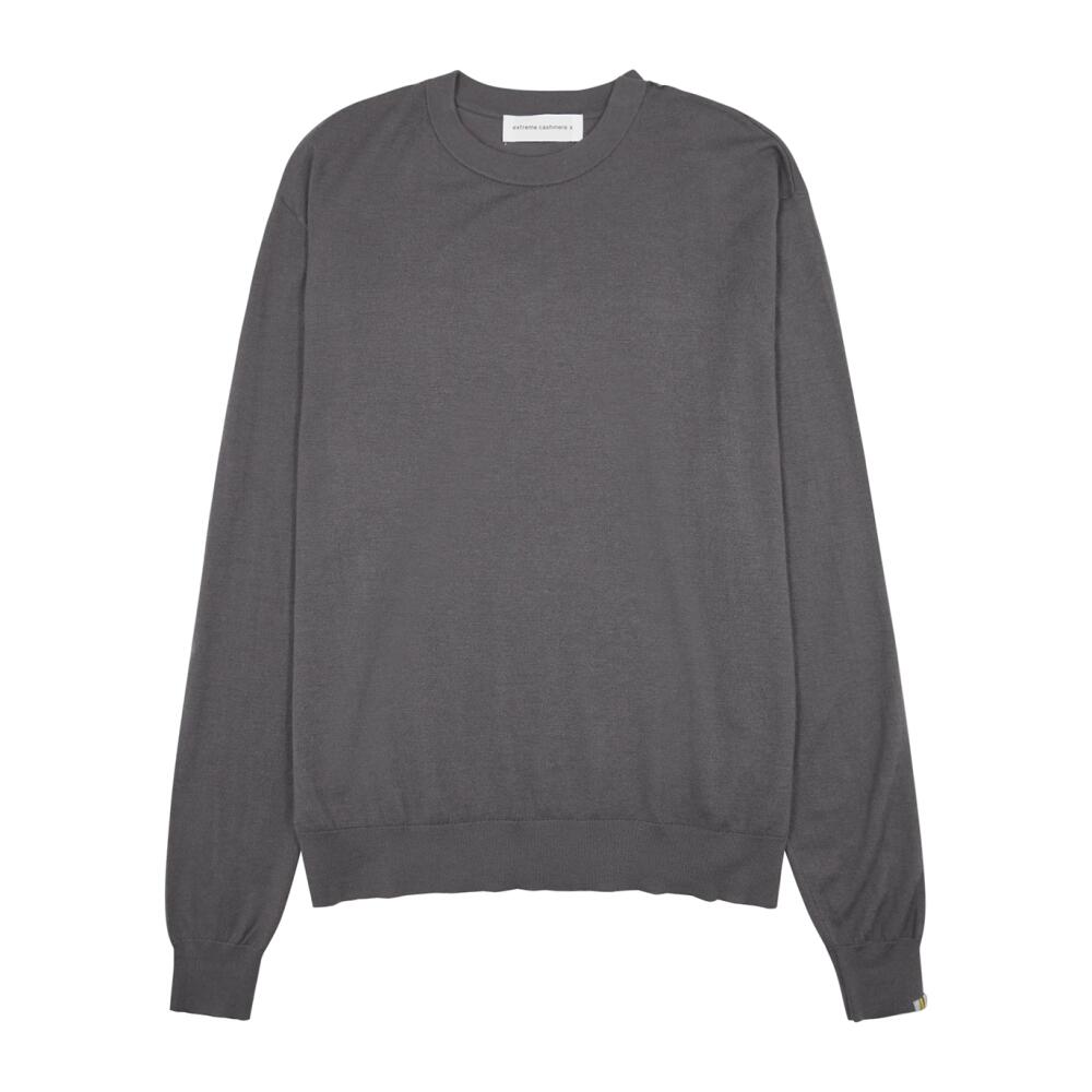 Extreme Cashmere N°233 Class Cashmere-blend Jumper - Grey - Cover