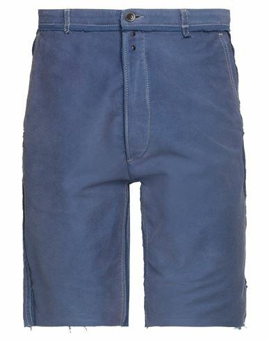 Maison Margiela Man Shorts & Bermuda Shorts Blue Cotton Cover